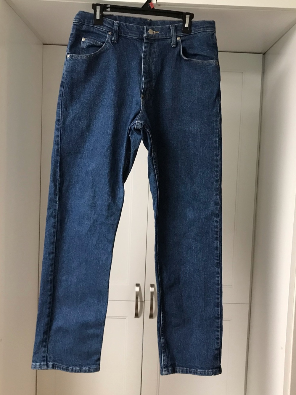 Men's Classic Wrangler Straight Fit Jeans - Dark Blue US 32x32